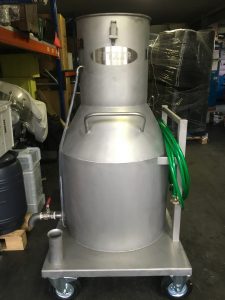 Druckluftsauger XG 350 komplett aus V2A mit Pumpe